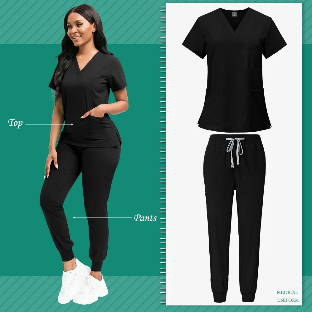 Lightweight Jogger Scrub Set