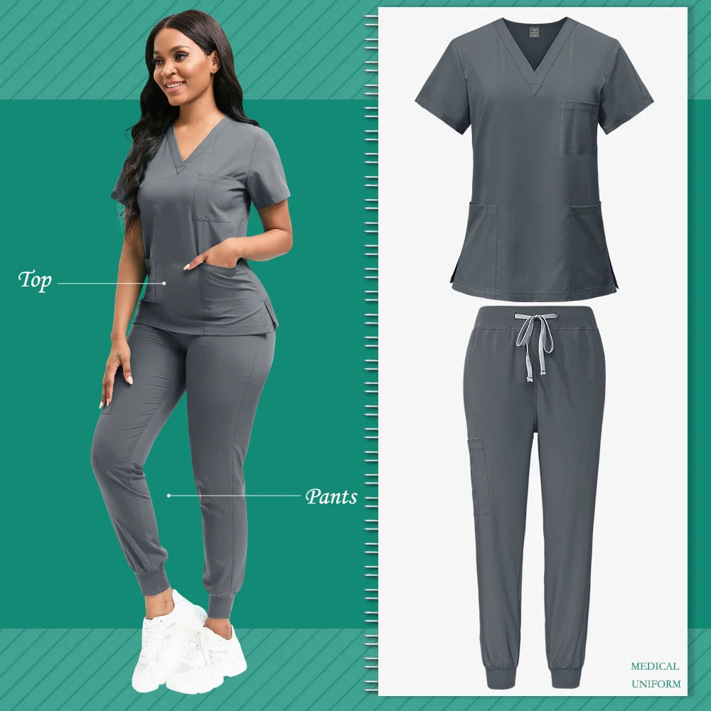 Lightweight Jogger Scrub Set