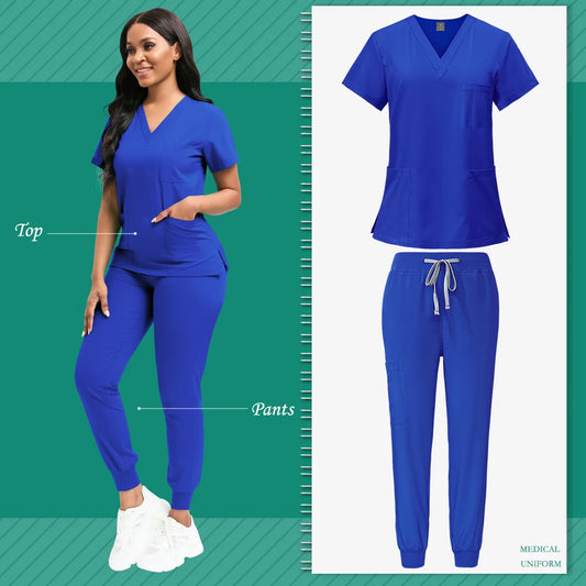 Lightweight Jogger Scrub Set