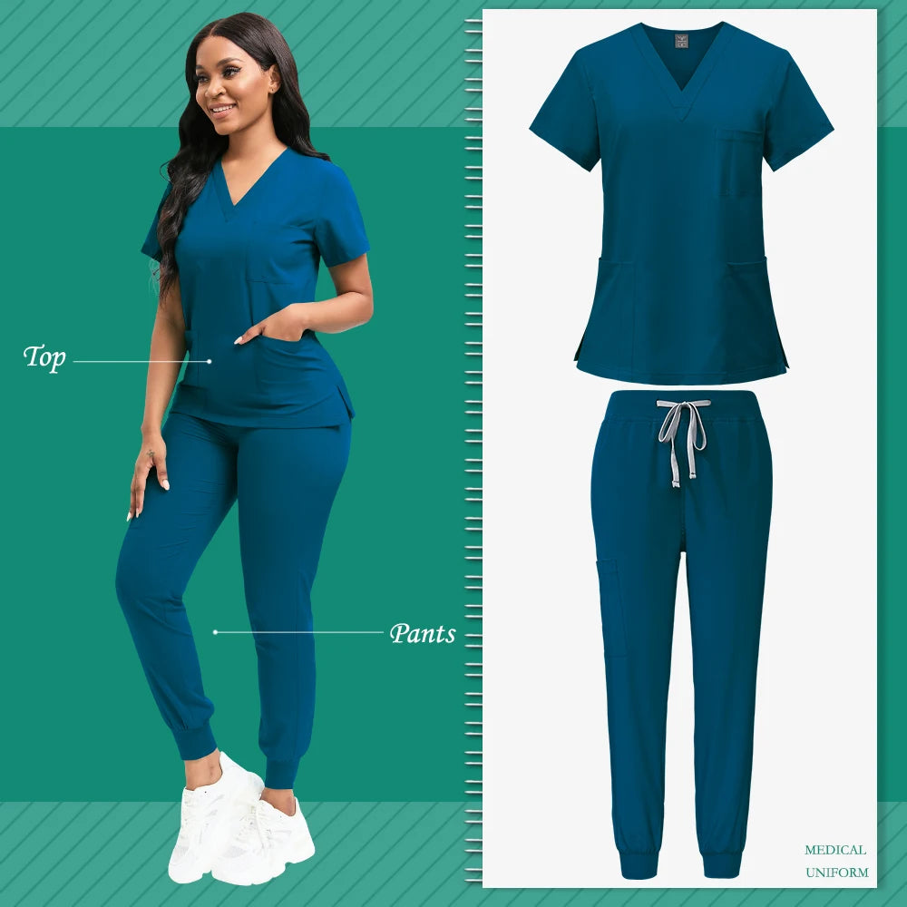 Lightweight Jogger Scrub Set