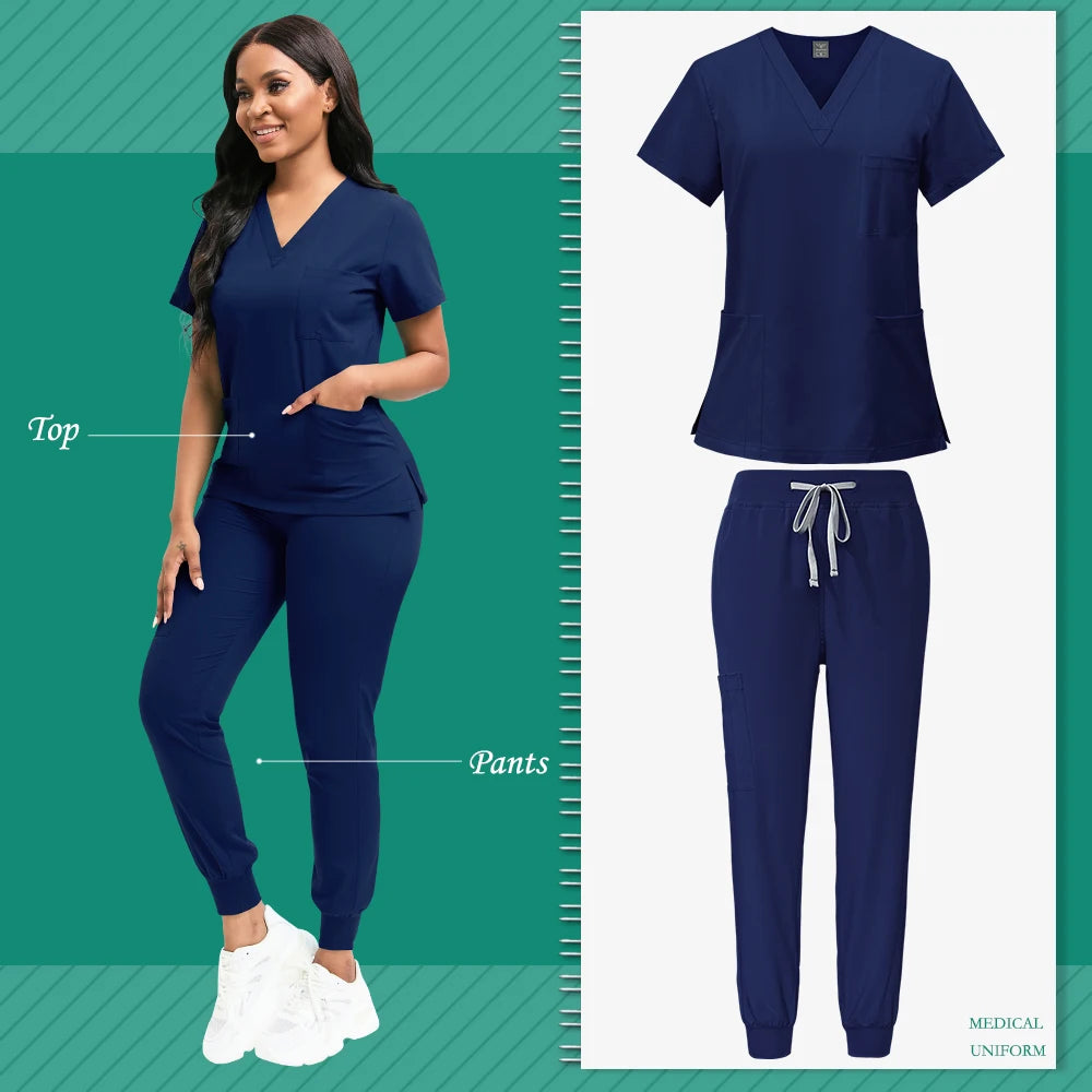 Lightweight Jogger Scrub Set