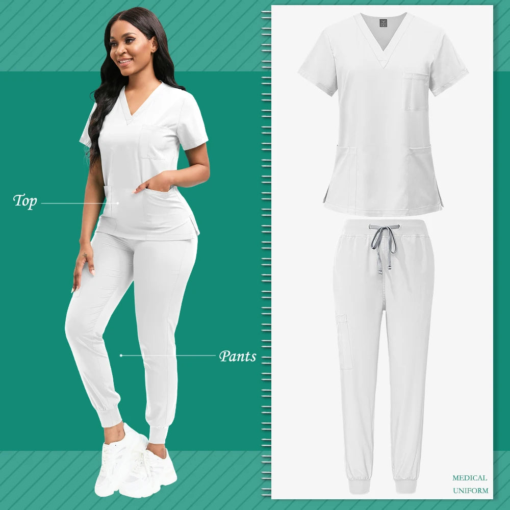 Lightweight Jogger Scrub Set