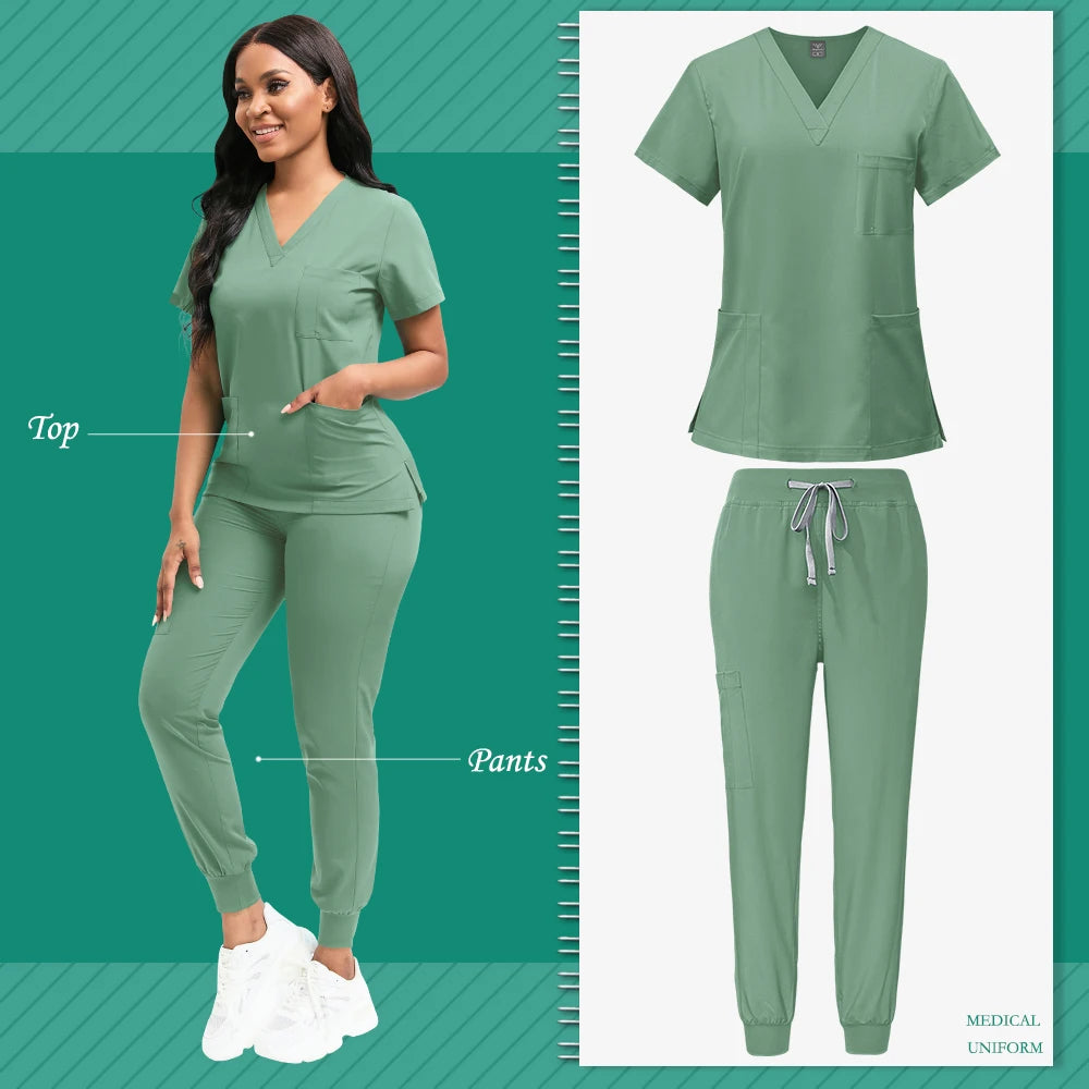 Lightweight Jogger Scrub Set
