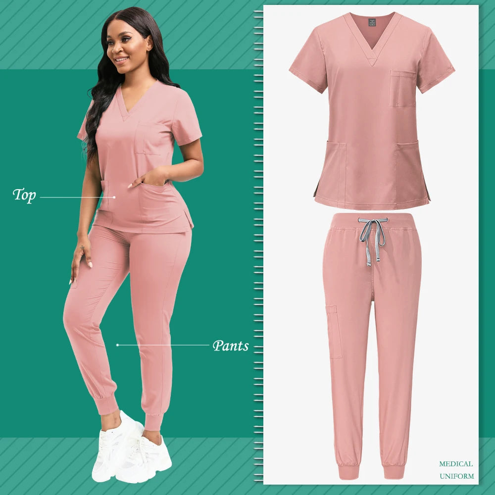 Lightweight Jogger Scrub Set