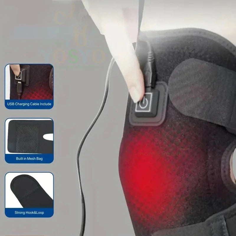 Heated Knee Wrap W/ Adjustable Heat Settings